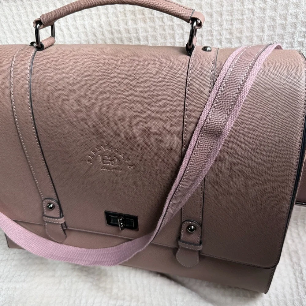 Ease Gave Laptop Bag Mauve Laptop Bag Tote Bag Work Business Travel Briefcase